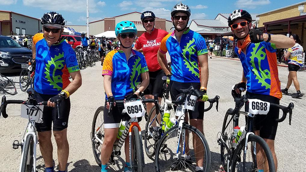 Houston based employees participated in the National MS Society’s MS 150