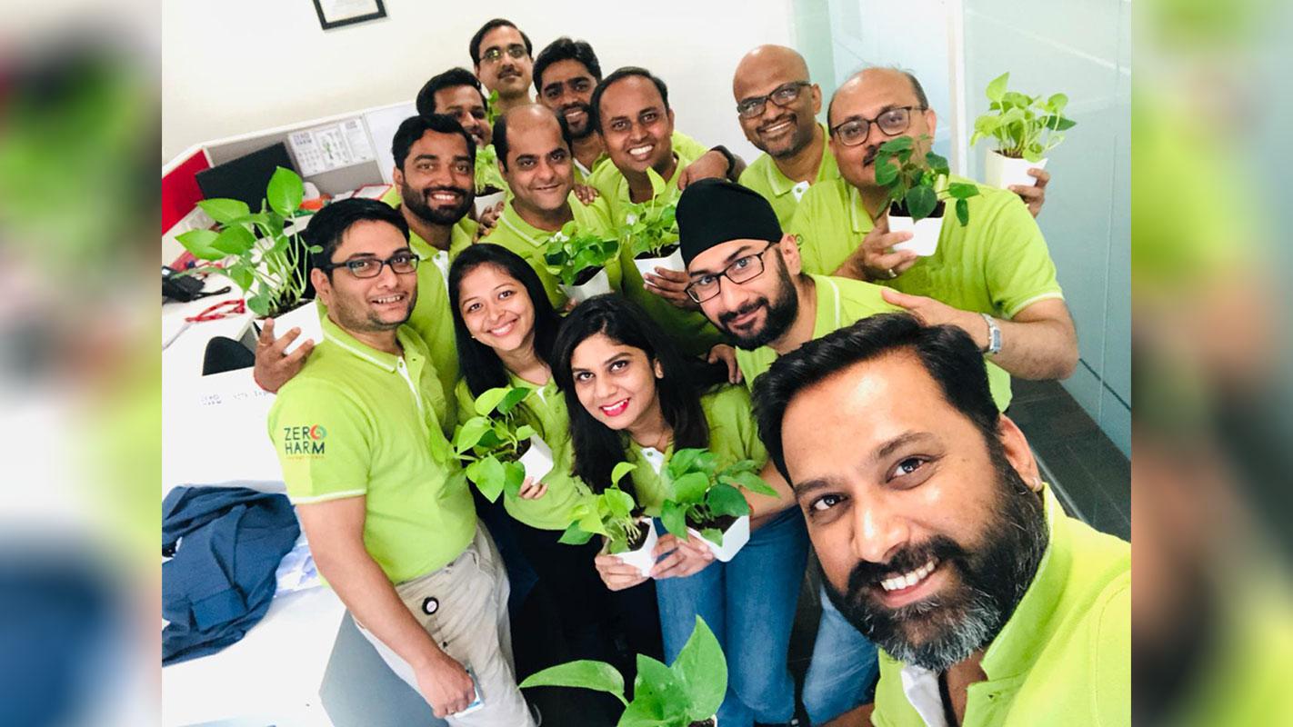India Technology Center wearing green in support of world environment day